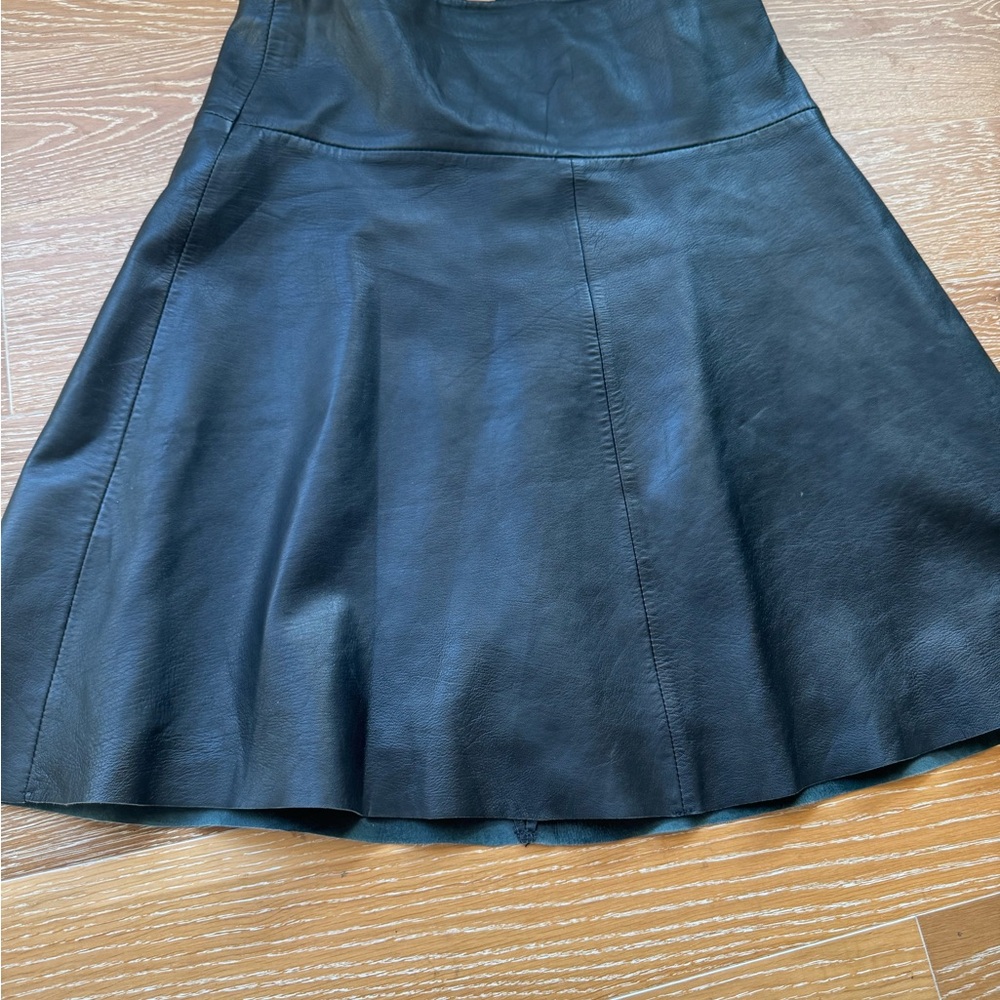 Black Leather Skirt